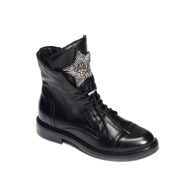 T81209 Noir, Bottines & Boots MJUS