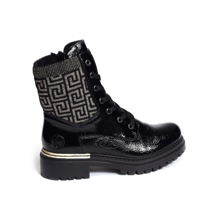 72607 Verni Noir, Boots Rieker