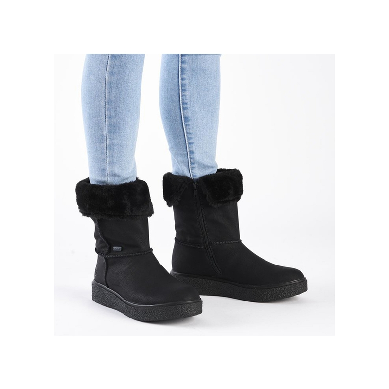 Y0090 Noir, Boots Rieker