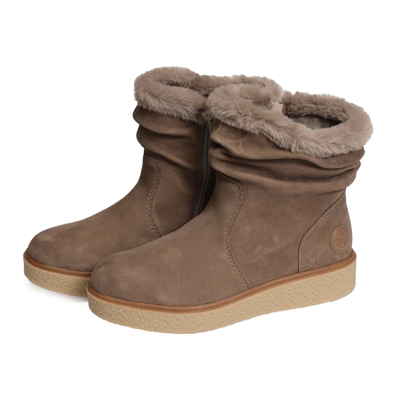 Y0070 Taupe, Boots Rieker