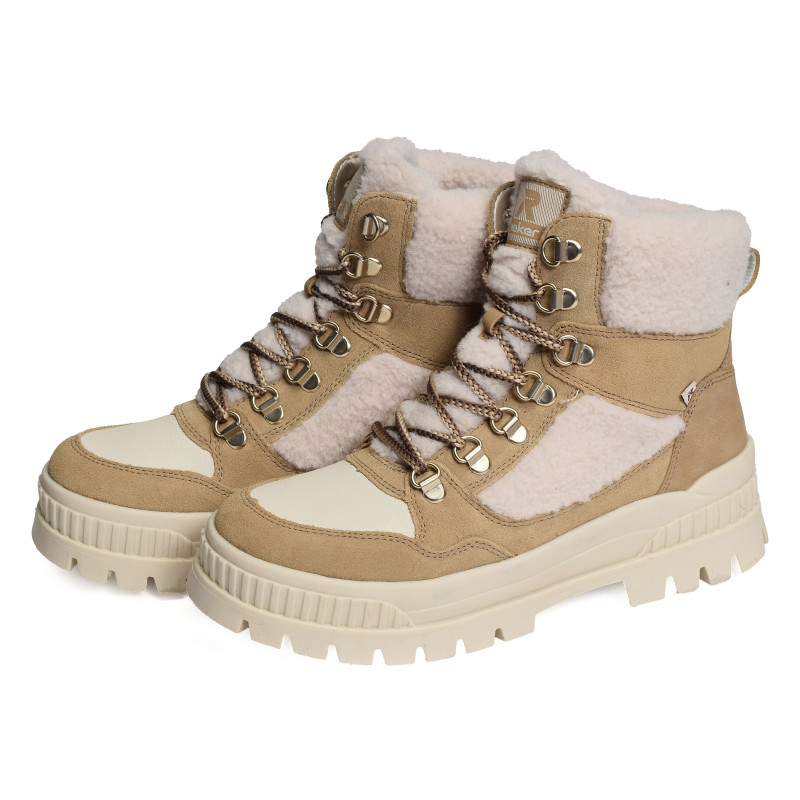 W2173 Beige Blanc, Boots Rieker