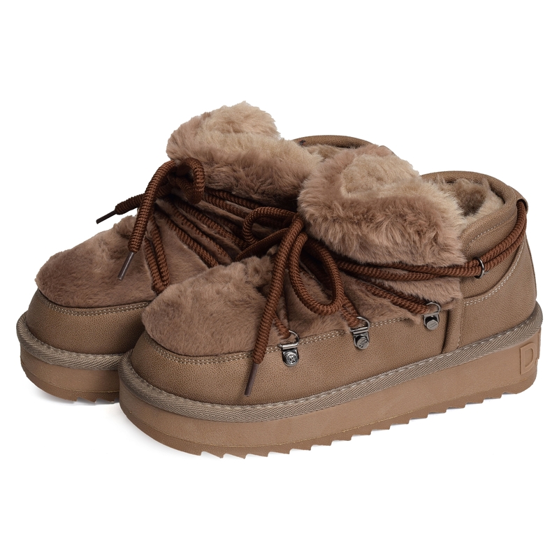 NORDIC TRK FUR LOW Marron, Boots D.Franklin