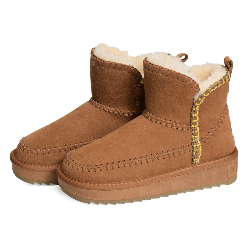 NORDIC NOVA LEATHER Tan, Boots D.Franklin