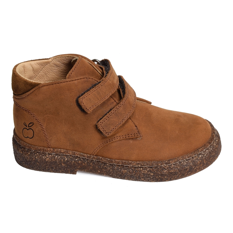 TRIX EASY Cognac, Chaussures à Scratch Pom d'Api