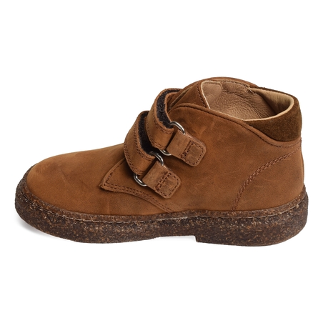 TRIX EASY Cognac, Chaussures à Scratch Pom d'Api