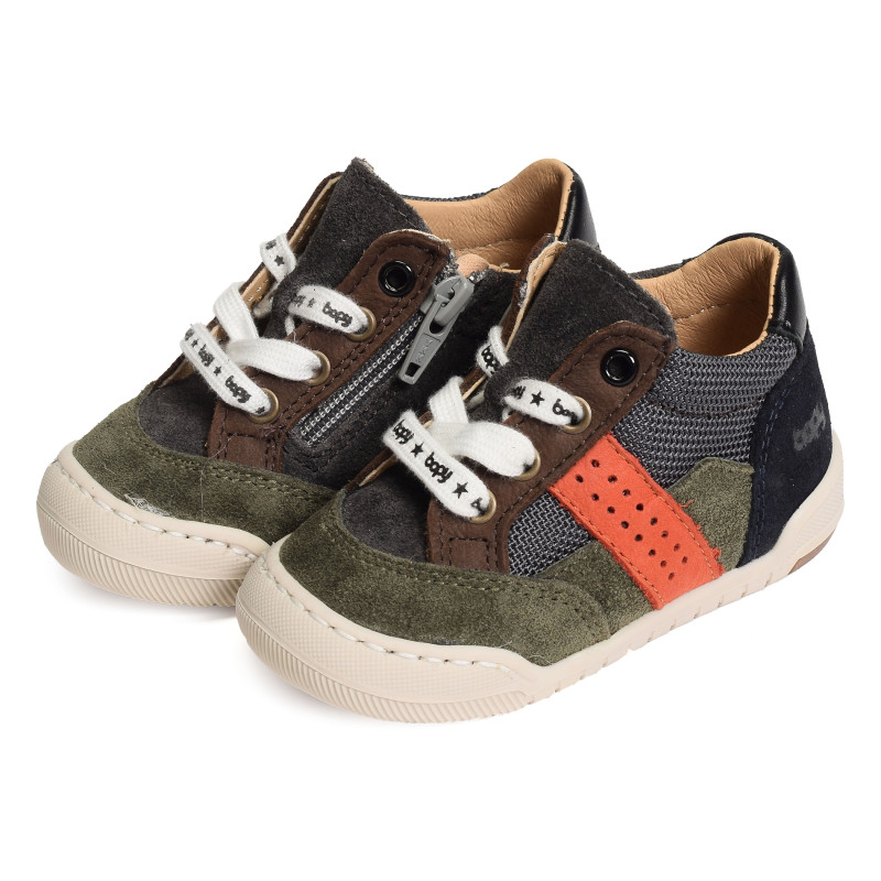 JOPA BOY Kaki Gris, Chaussures à Lacets Bopy