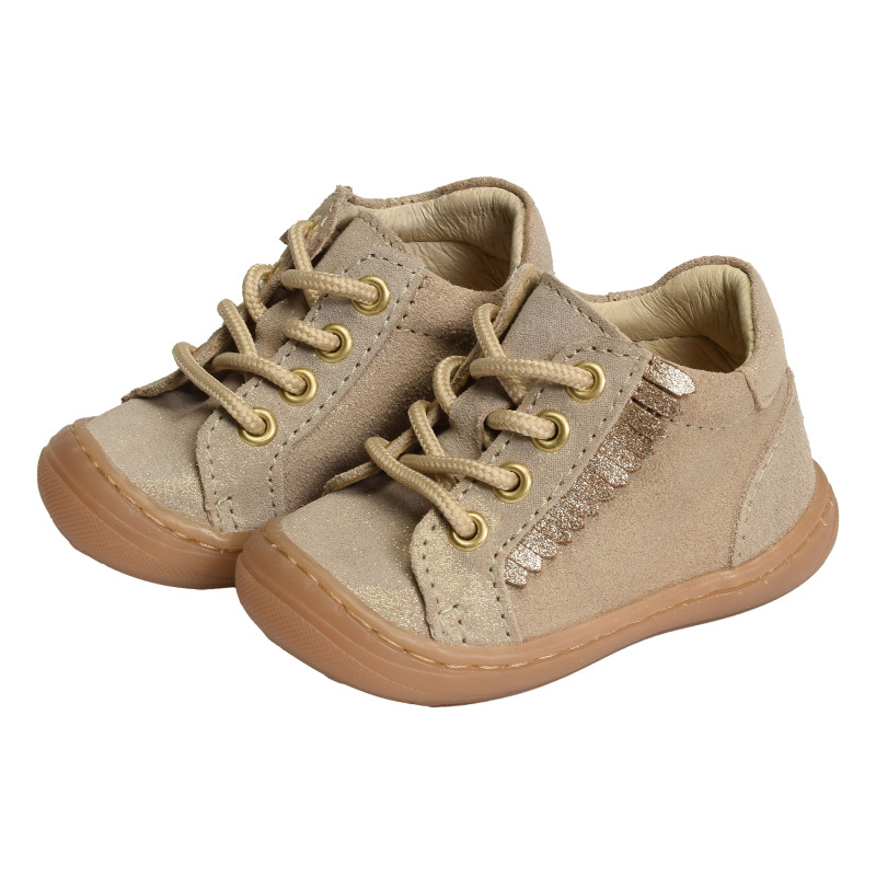 LINDIEN Beige Or, Chaussures à Lacets Bellamy