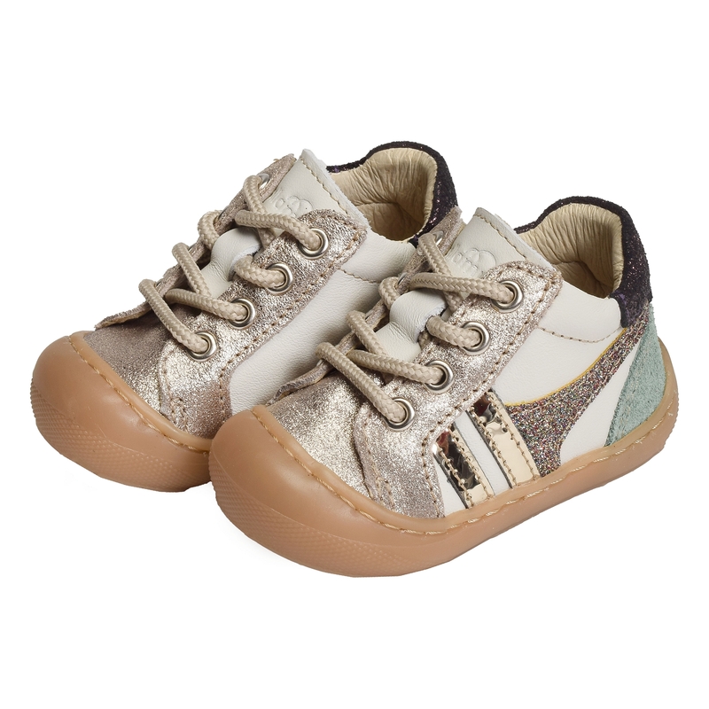 LINDA Or Multicolore, Chaussures à Lacets Bellamy