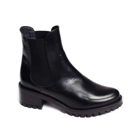 14120 Noir, Chelsea boots Qootum