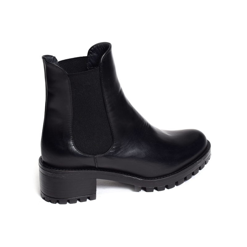 14120 Noir, Chelsea boots Qootum