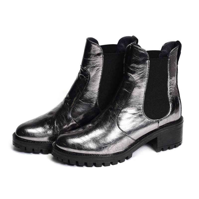 15910 Argent, Chelsea boots Qootum