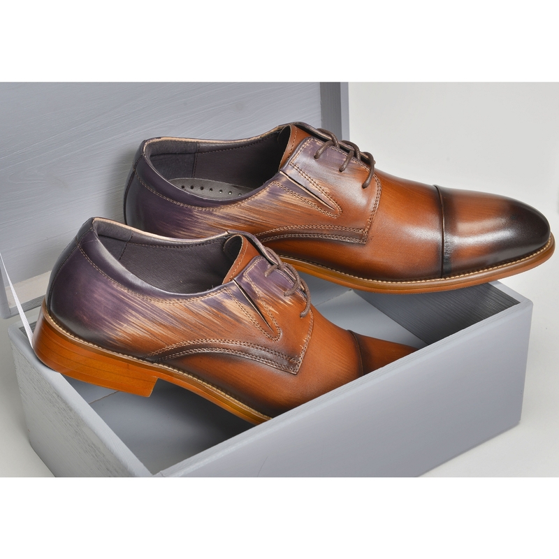 KAURI Marron Bleu, Chaussures de Ville Kdopa