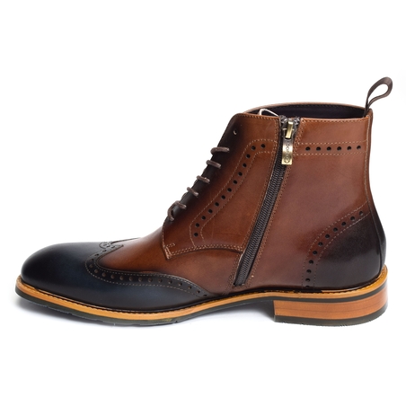 BOLOGNA Marron Bleu, Boots Kdopa