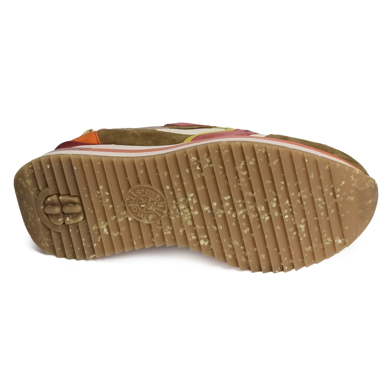 JANEL Blanc Multicolore, Baskets running Mephisto