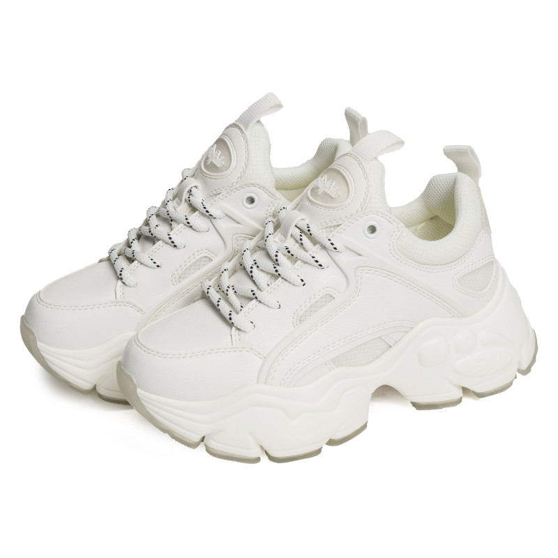 BINARY C Blanc, Sneakers basses Buffalo