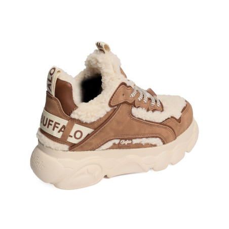 CLD CHAI WARM Beige Marron, Sneakers basses Buffalo