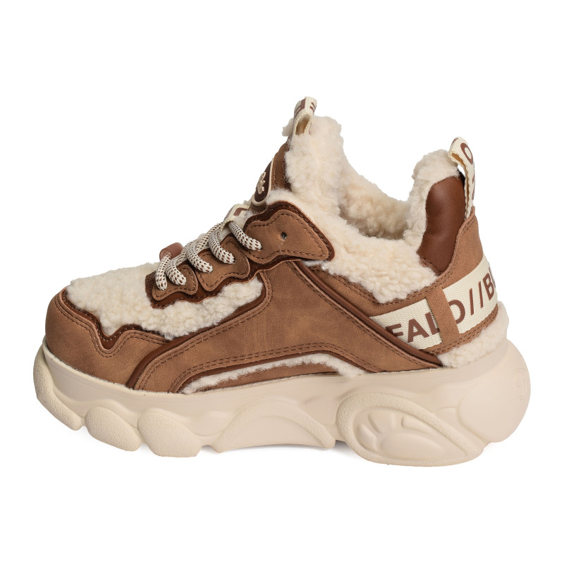 CLD CHAI WARM Beige Marron, Sneakers basses Buffalo