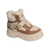 ASPHA COM MID WARM Beige Marron, Boots Buffalo