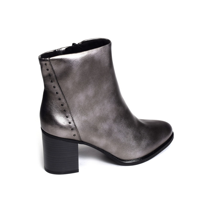 25391 Gris Métallisé, Bottines Marco Tozzi