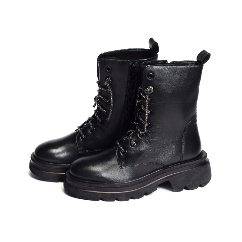 IBERSON Noir, Bottines & Boots Rosemetal