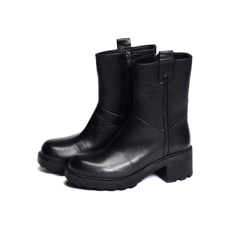 MACHAULT Noir, Bottines Coco & Abricot