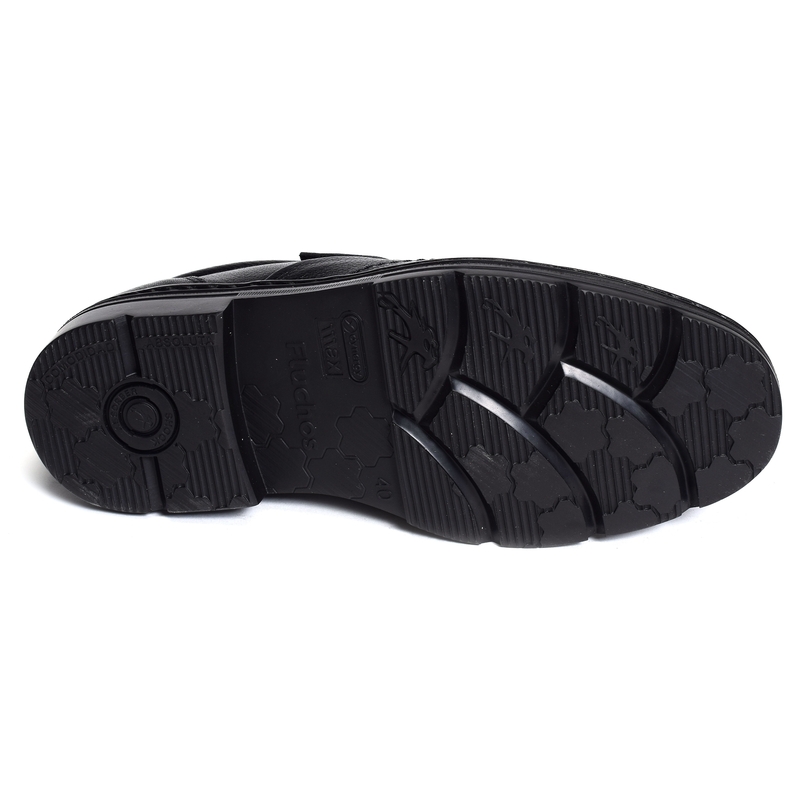 MONTY F1381 Noir, Mocassins Fluchos