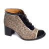 2228 Noir Beige, Bottines Nemonic