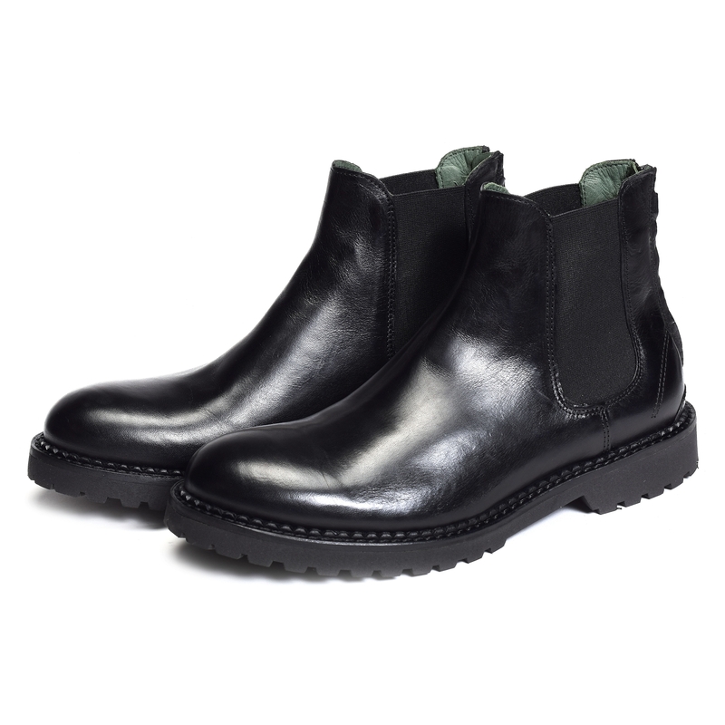 H033 ROEN Noir, Chelsea boots Hooker