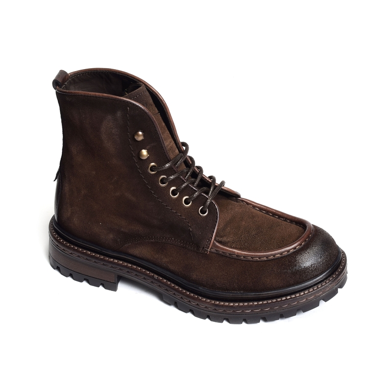 H030 SIMON Marron, Boots Hooker