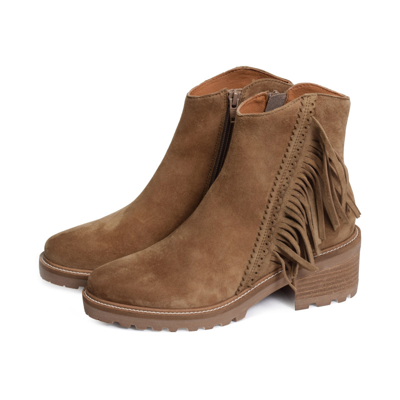 QUELLER Marron, Bottines Mam'zelle