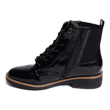 GELINE Verni Noir, Boots Fugitive