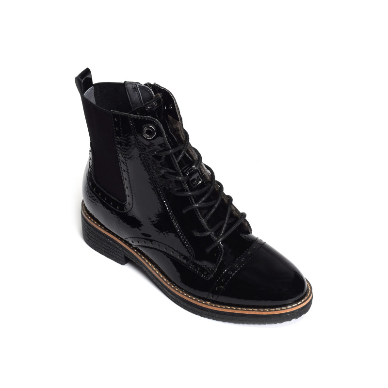 GELINE Verni Noir, Boots Fugitive