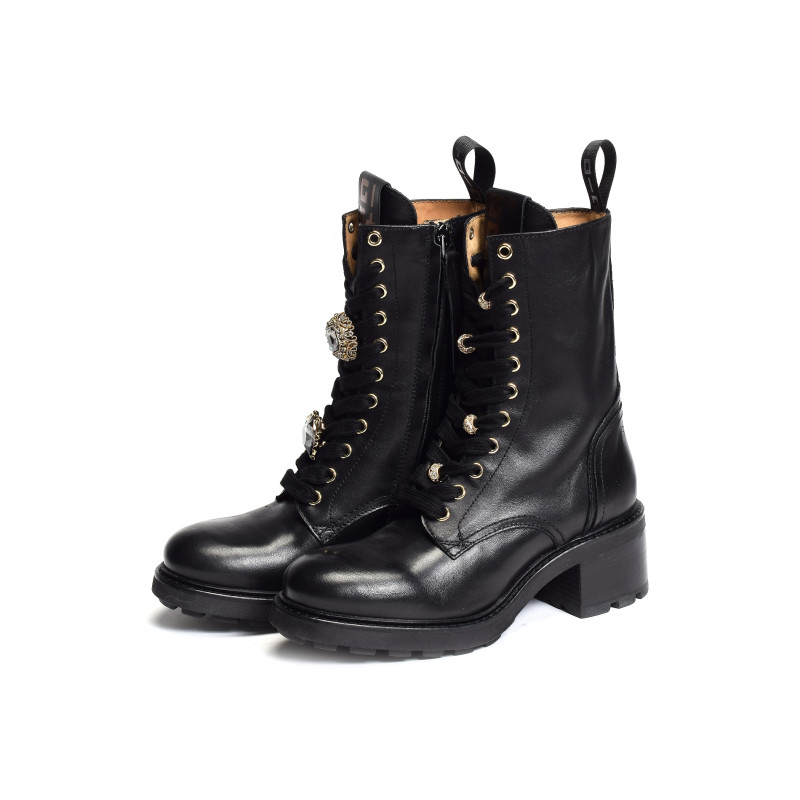 AFRA 44A Noir, Bottines & Boots Giopiu