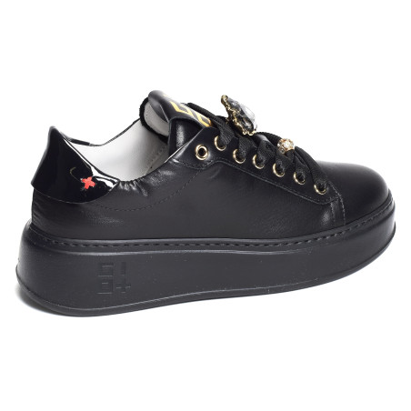 PIA 258A Noir, Sneakers basses Giopiu