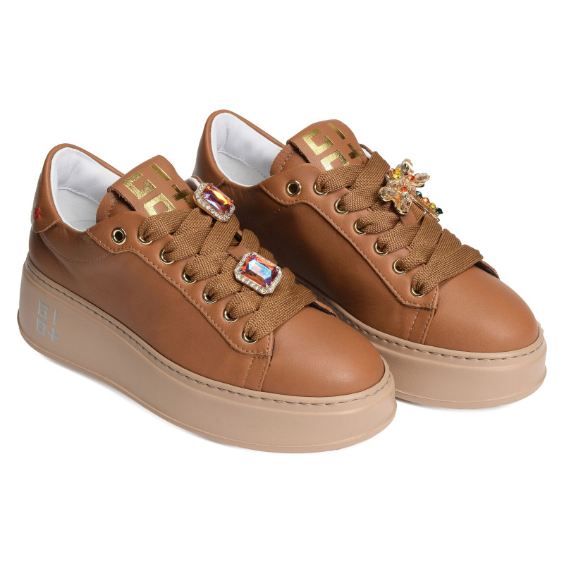 PIA 248B Camel, Sneakers basses Giopiu