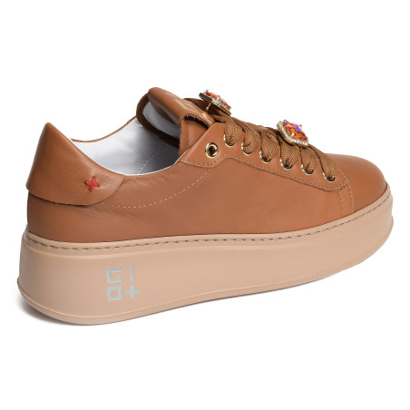 PIA 248B Camel, Sneakers basses Giopiu