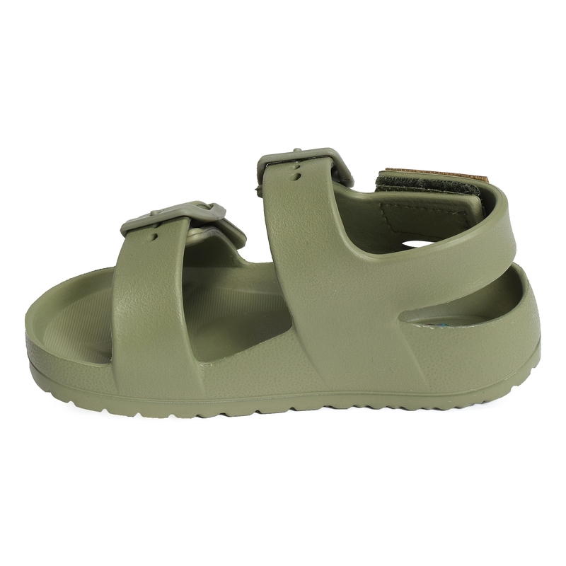 SURFY BUCKLES BOY Kaki, Sandales plates & Nu-Pieds Shoopom