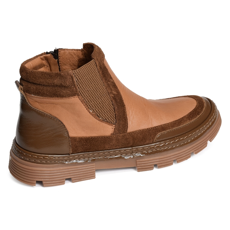 CAPNOR Camel, Bottines Madory