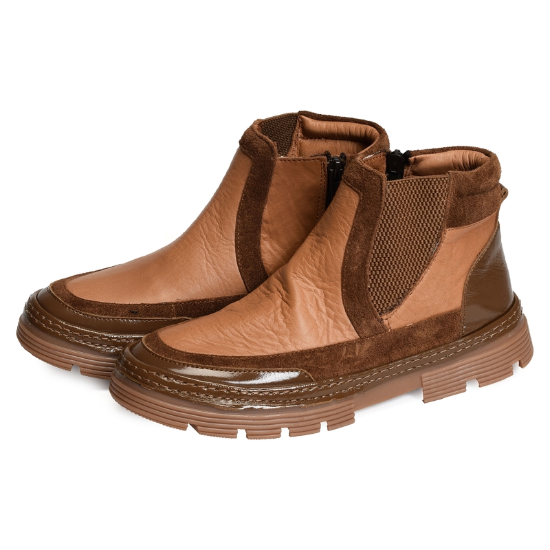 CAPNOR Camel, Bottines Madory