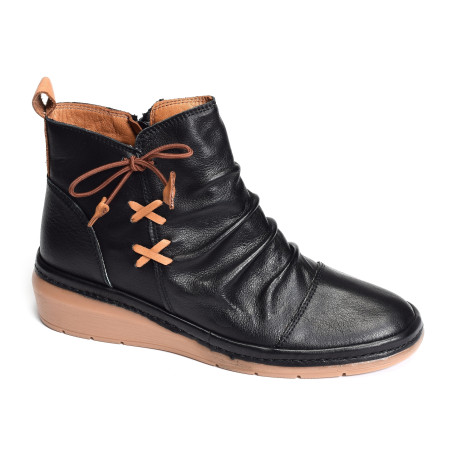 HADRON Noir, Bottines Madory