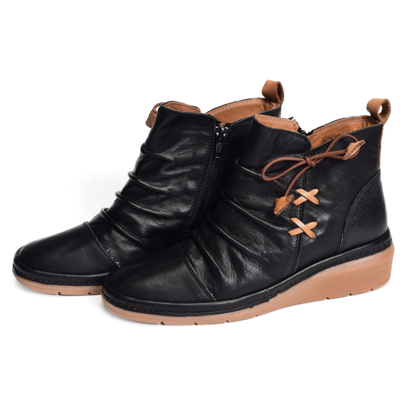 HADRON Noir, Bottines Madory