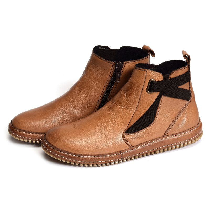 COFFRE Camel, Bottines Karyoka