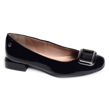 4851 BIS Verni Noir, Ballerines Kaola