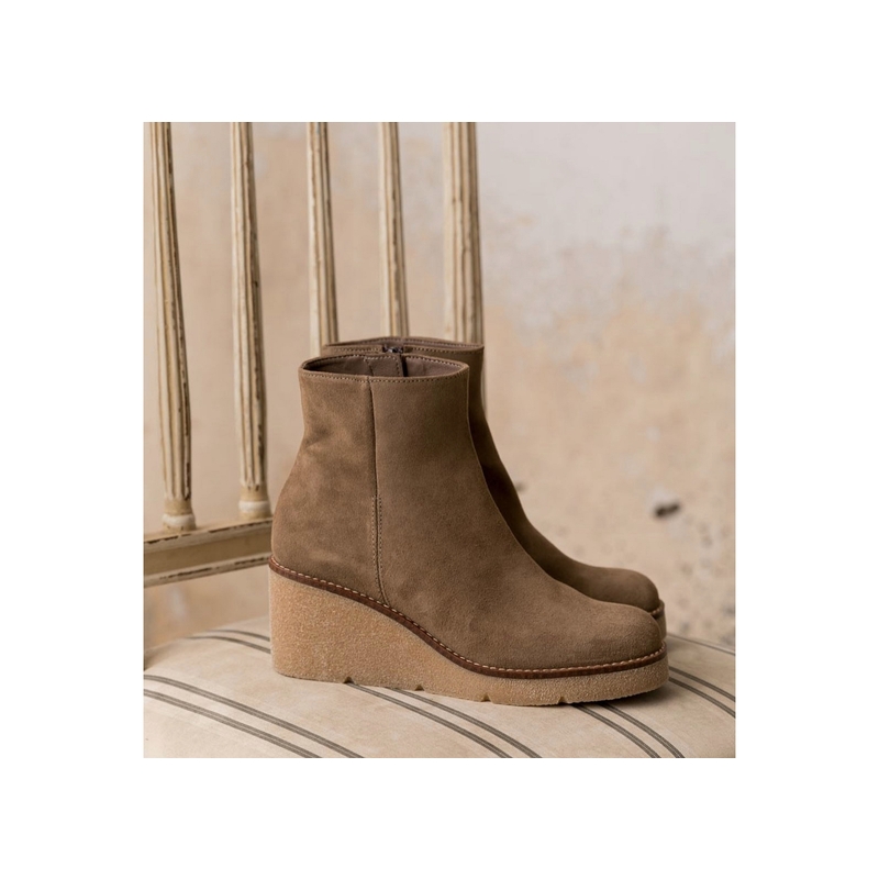 6103L Taupe, Bottines Patricia Miller