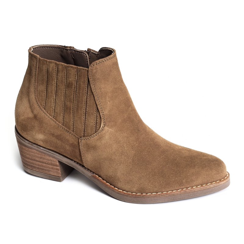 6416 Taupe, Bottines Patricia Miller