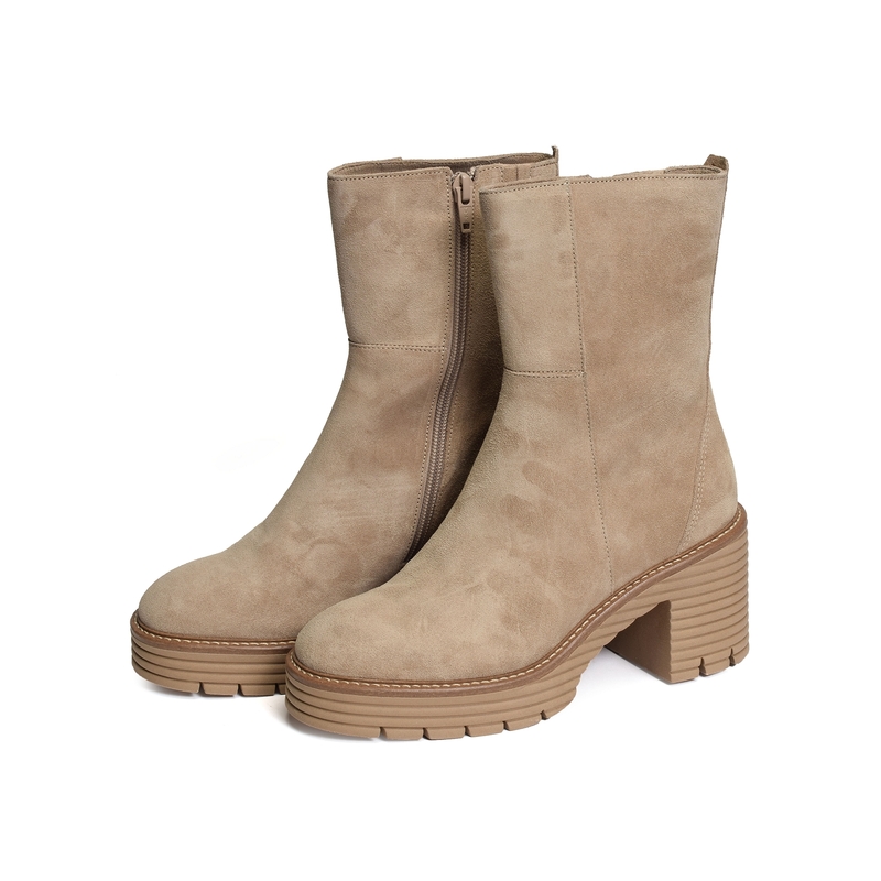 MAREENA Beige, Bottines Softwaves