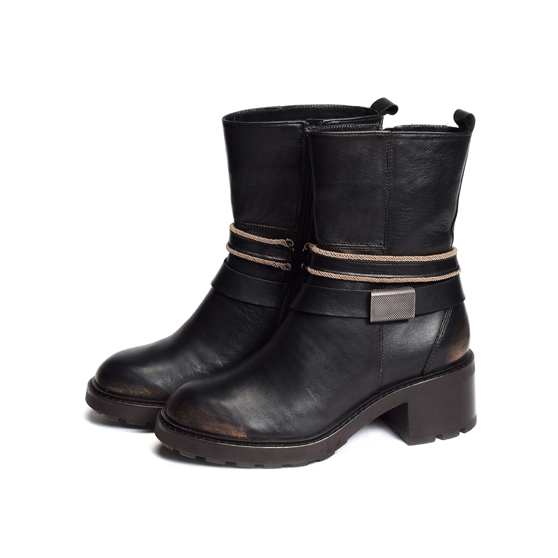 IDOYA Noir, Bottines Softwaves