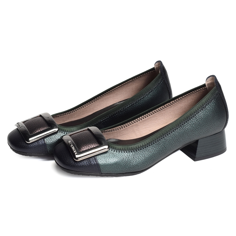 MANILA 243673 Vert Marine, Ballerines Hispanitas