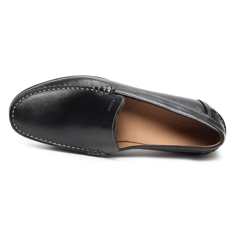 U SIRON A Noir, Mocassins Geox