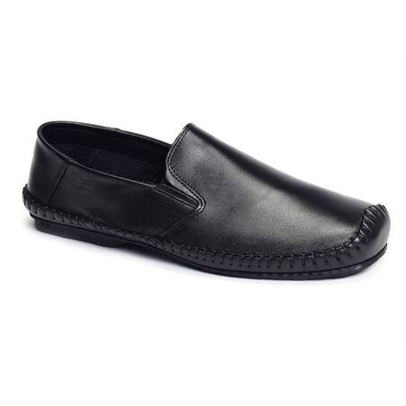 NIZA DINGO 612 Noir, Mocassins Fluchos